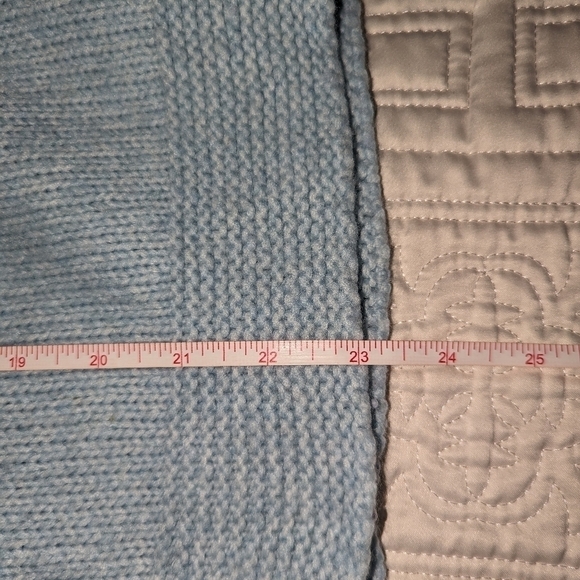 NANETTE LEPORE Baby Blue Wool Knit Crewneck Sweater Size Extra-Small - Picture 8 of 12
